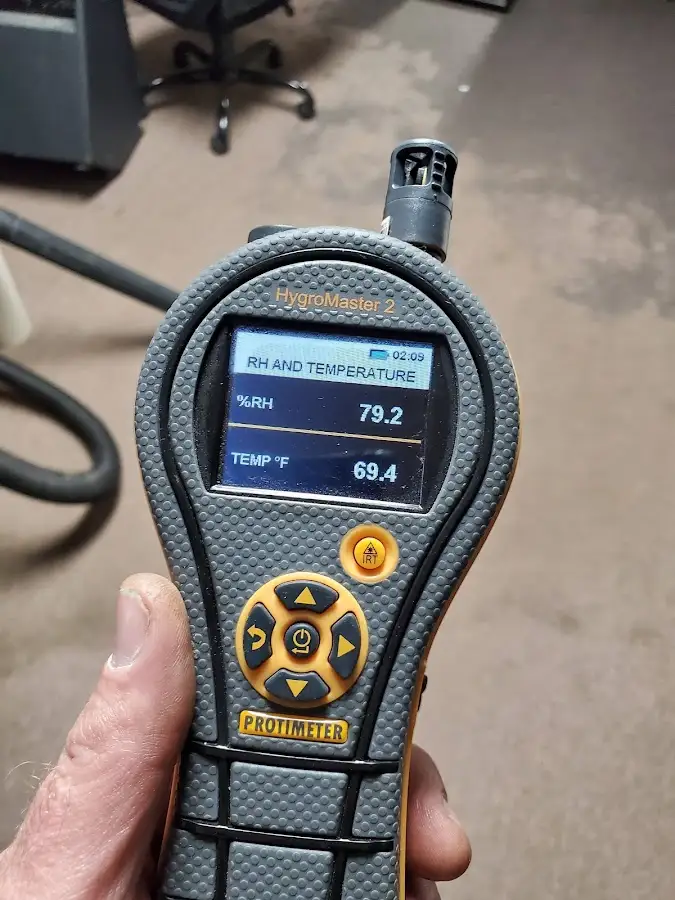 Moisture meter humidity assessment for Mold Remediation & Removal in Marquette